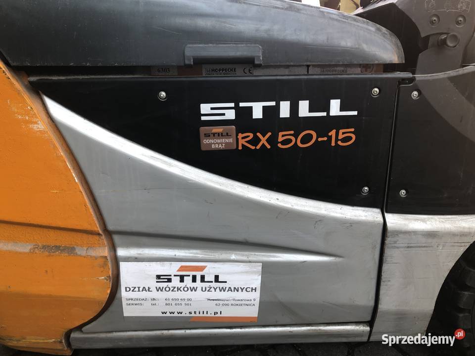 Wózek elektryczny STILL RX50-15 | Maszt TRIPLEX | Rok 2010 | Od właściciela