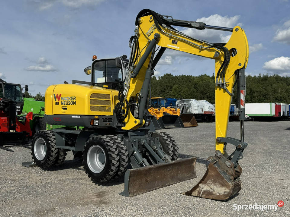 kołowa Wacker Neuson EW100 Pług Podpory 10 ton Widełki