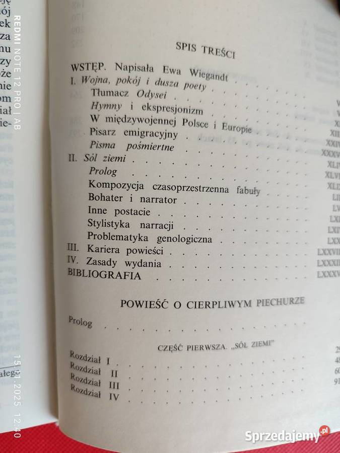 J Wittlin Sól ziemi Biblioteka Narodowa BN seria literatura piękna - proza polska Katowice