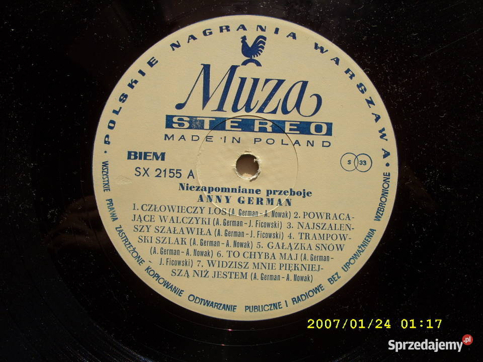 LP pop ANNA GERMAN2 LP Wołów sprzedam