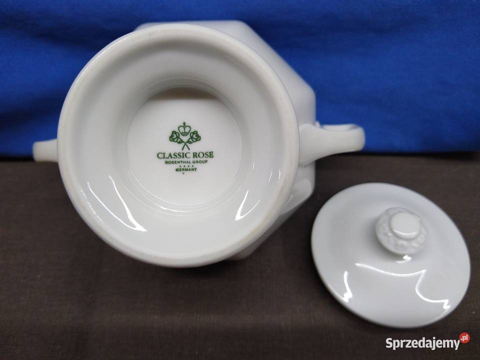 Cukiernica Rosenthal Biała Maria Porcelana i szkło wielkopolskie Kalisz