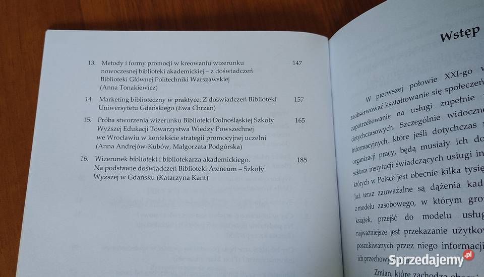 Marketing biblioteczny rozważania dyskusje Książki naukowe i popularnonaukowe pomorskie