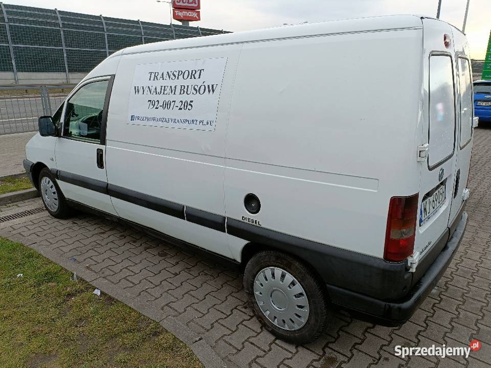 Fiat Scudo Maxi sprawny jeżdżący z opłatami radio / CD