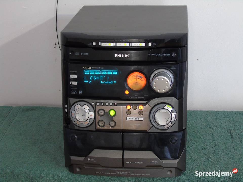 Wieża Philips FWP750 CD AUX RDS DOSTAWA podkarpackie Jasło
