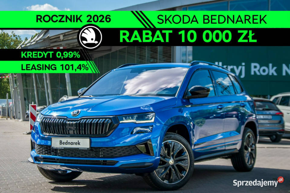 koda Karoq Sportline 15 TSI 150 DSG Dostępny światła przeciwmgielne Łódź