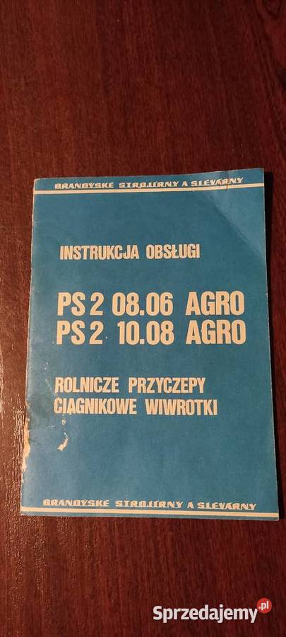 instrukcja obsługi brandys przyczepa 0806 1008 Pozostałe Kraśnik