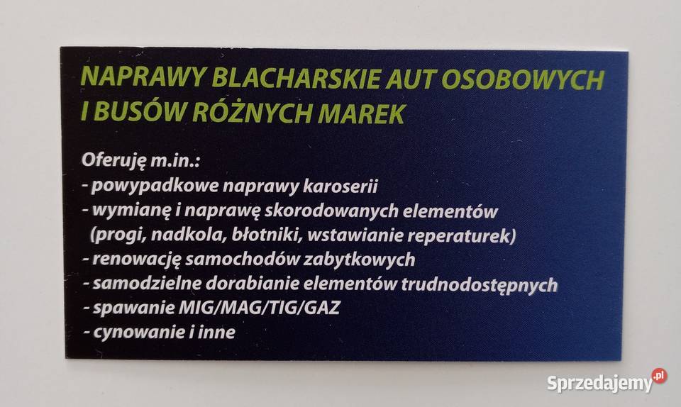 Blacharstwo Samochodowe Chorzew