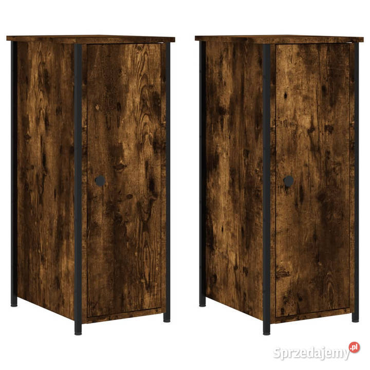 Szafki nocne 2 przydymiony dąb 32x42x80 WM825968 Warszawa sprzedam
