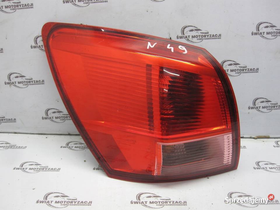 NISSAN QASHQAI I J10 07r lampa lewa tył 89070311 Oświetlenie Kielce