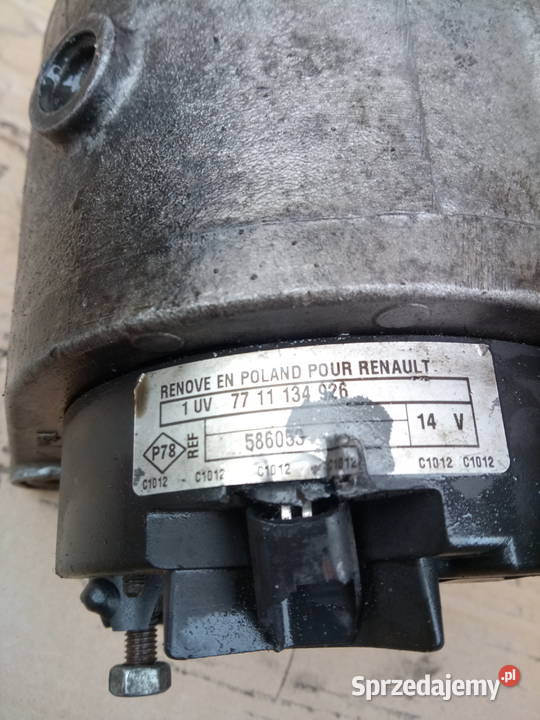 ALTERNATOR RENAULT ESPACE GRAND SCENIC Myszków sprzedam