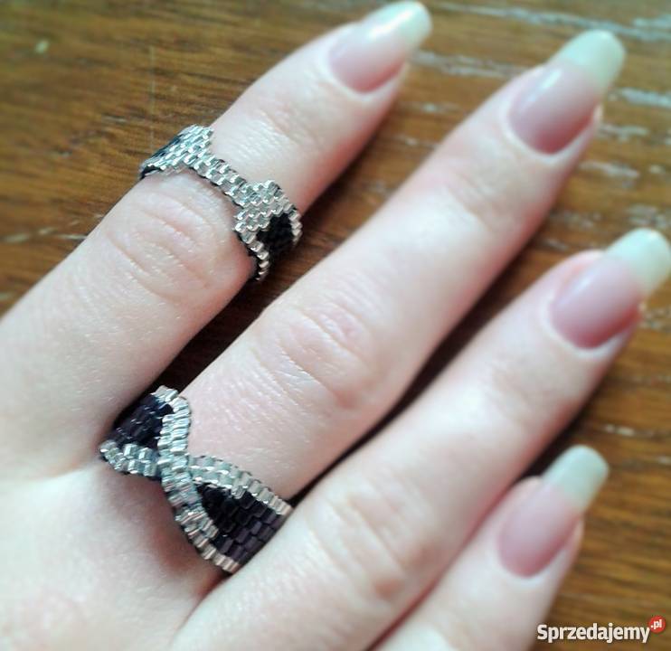 pierscionki szyte z koralików moho Katowice