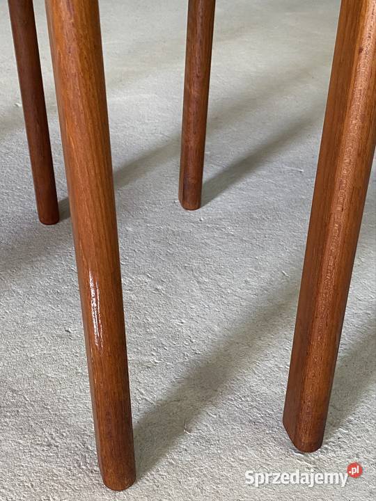 2 krzesła vintage Dyrlund teak Dania lata 60 zachodniopomorskie Budno sprzedam