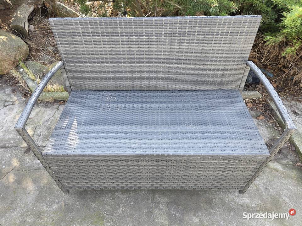 Ławka ogrodowa sofa z poduszkami technorattan Sofy i kanapy Wschowa sprzedam