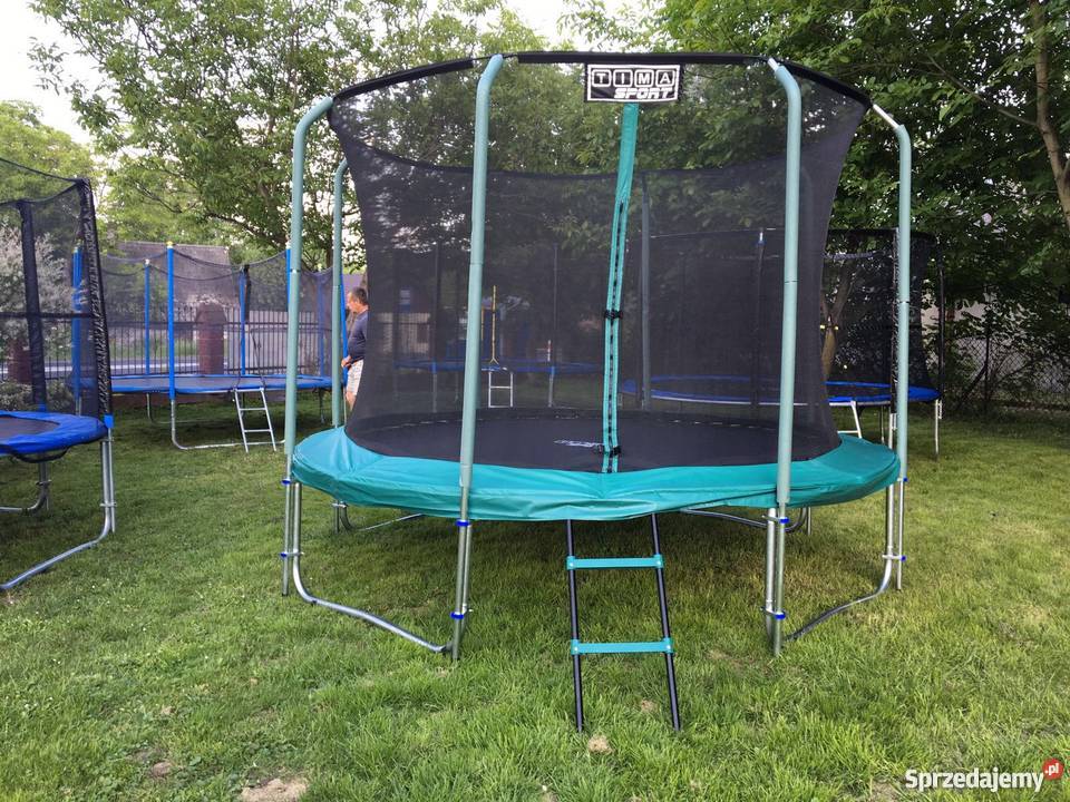 Trampolina Profesjonal 252 Zielona Czarna Poznań