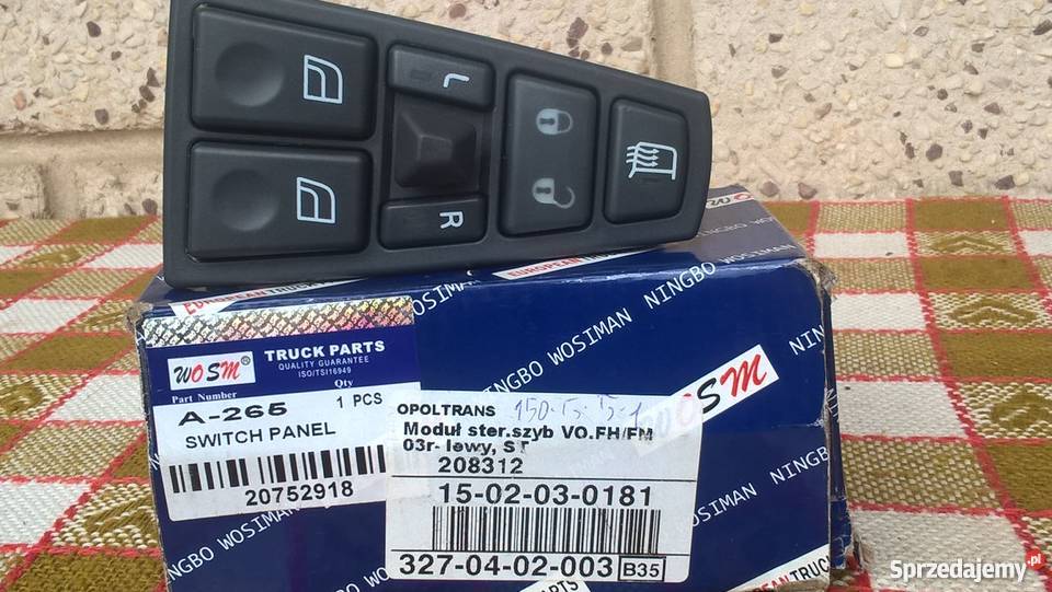 Moduł sterowania szyb strona L VOLVO FH FM Szczawnica