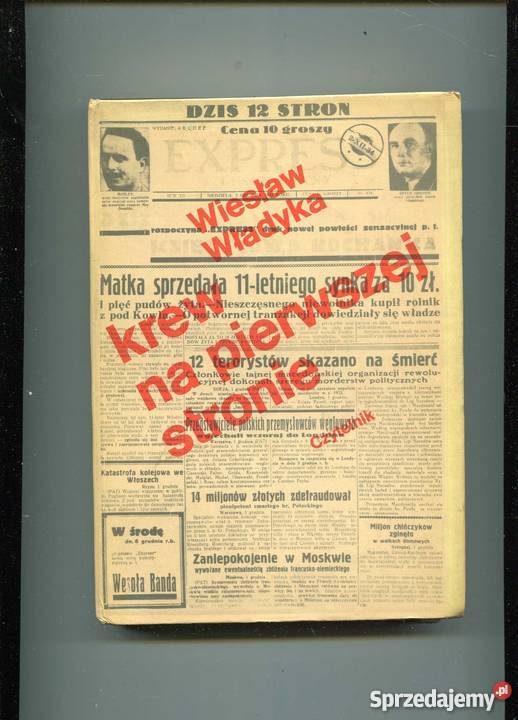 Krew na pierwszej stronie zachodniopomorskie Szczecin