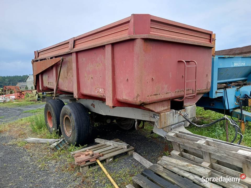 Przyczepa Tandem Bronimont 12T Mocna Resory wielkopolskie Łobżenica