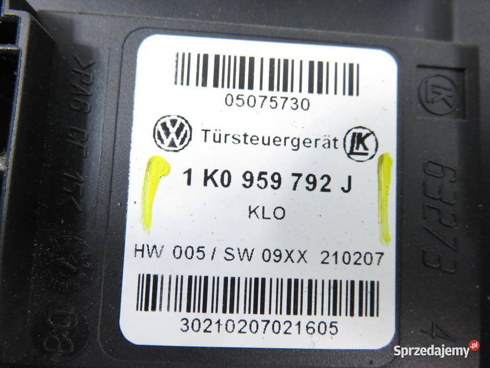 PODNOŚNIK SZYBY PRAWY PRZEDNI VW CADDY III