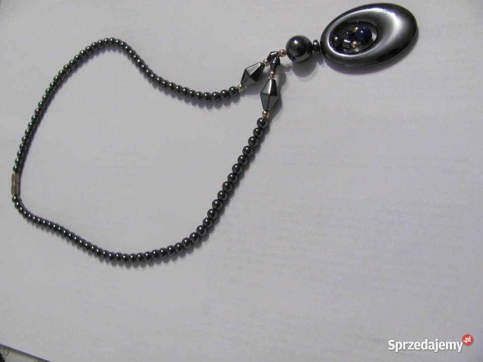 Naszyjnik z hematytu lubelskie