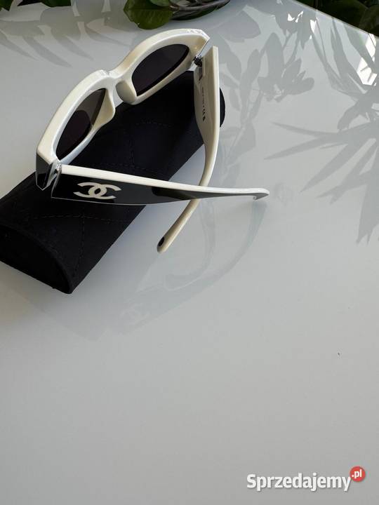 Okulary przeciwsłoneczne Chanel kocie oczy Białystok sprzedam