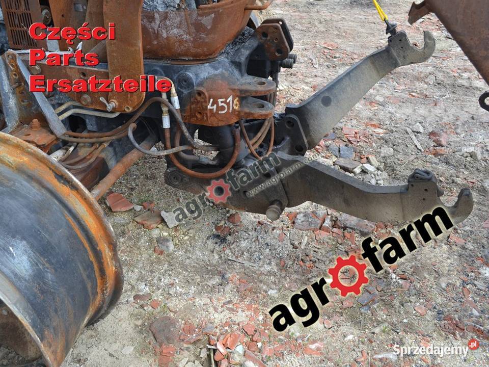 Case Maxxum 125 części silnik skrzynia biegów Części i osprzęt rolniczy Byków