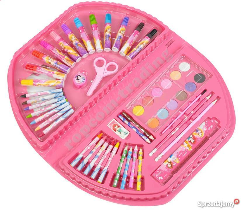 Zestaw Plastyczny Kredki Farbki Flamastry DISNEY