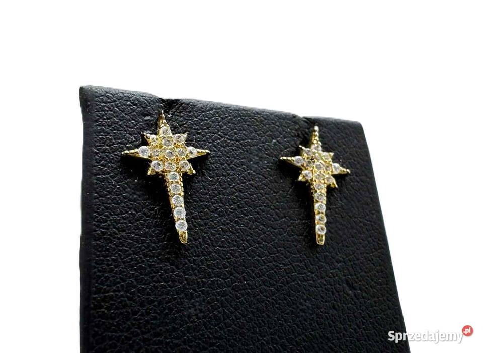 Nowe Złote Kolczyki pr 585 094g warmińsko-mazurskie Elbląg