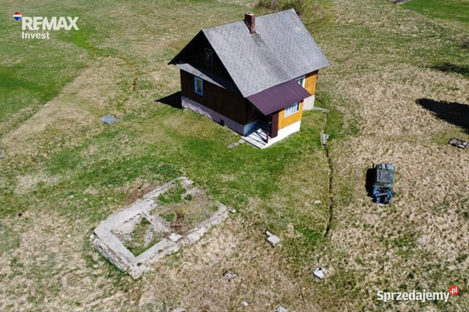 Klimatyczny drewniany dom z ogromnym terenem 109m2 Kurów