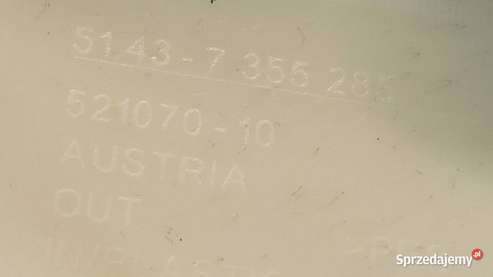 BMW 7 G11 POSZYCIE OSŁONA SŁUPKA LEWA 7355285 osobowe