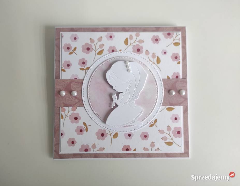 Kartka ręcznie z okazji Pierwszej Komunii Łódź