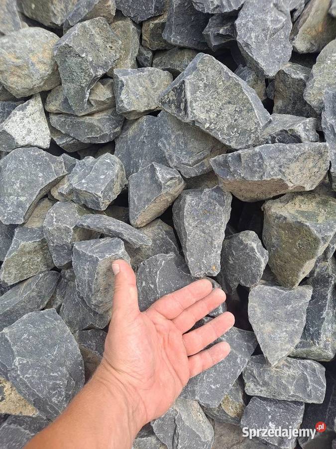 Kamień czarny bazaltowy ogrodowy, bazalt, gabion 60-120 mm
