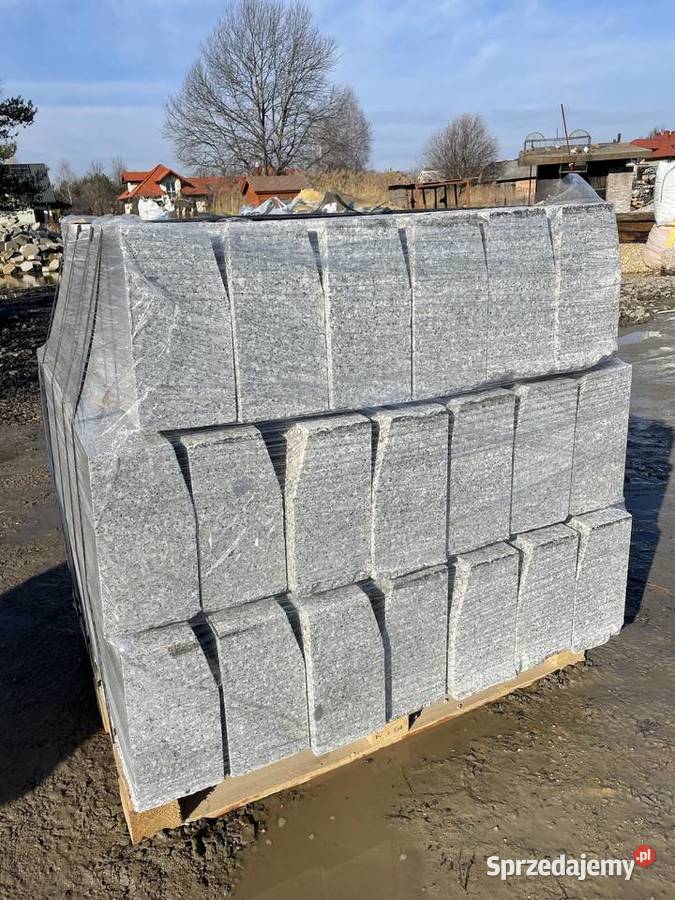 DROGOWY KRAWĘŻNIK GRANITOWY 15x30x100 Szary Warszawa