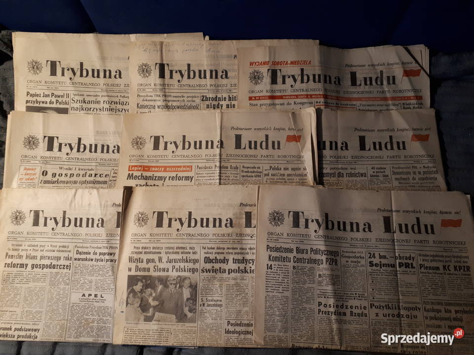 Trybuna Ludu 9sztuk 1503 2305 2103 902 1904 mazowieckie Pruszków