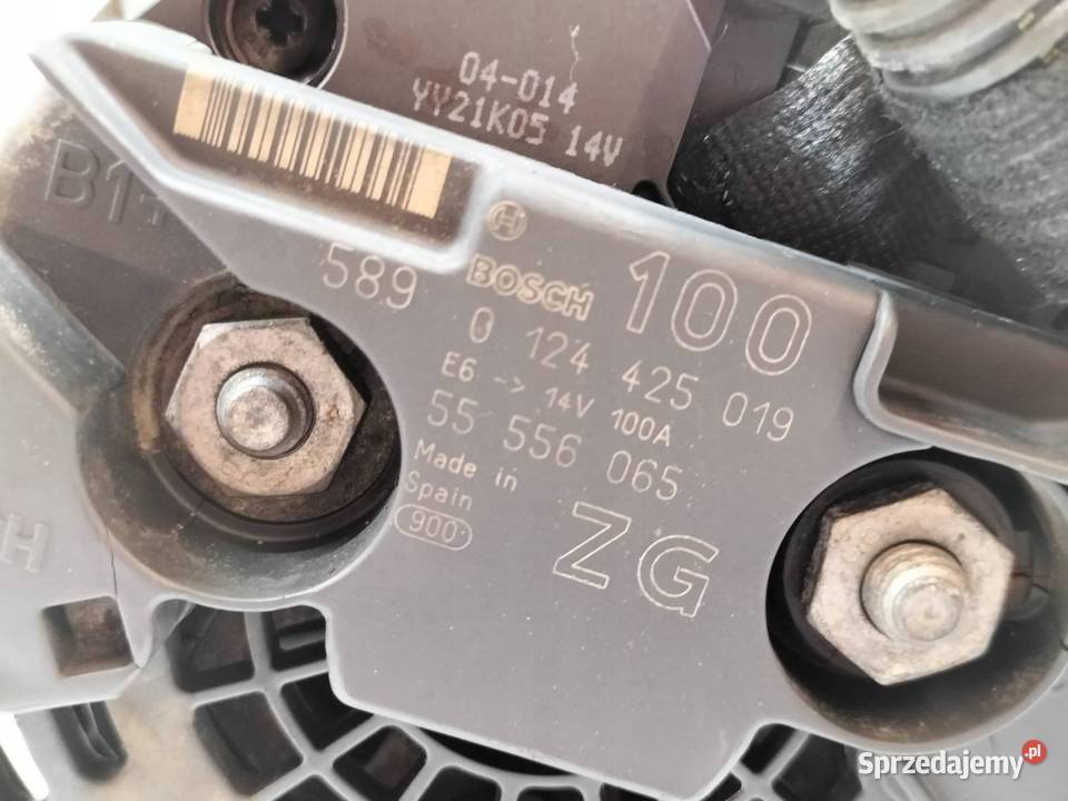ALTERNATOR 55556065ZG 0124425019 22 16V Opel osobowe