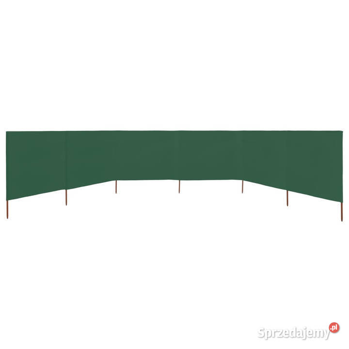 Parawan 6skrzydłowy z tkaniny 800x160 zielony Warszawa