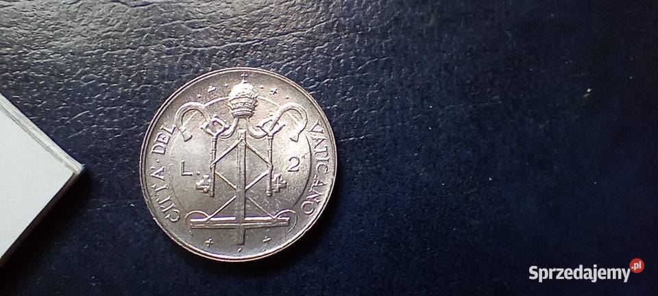 Stare monety 2 lir 1967 Watykan podkarpackie Lesko