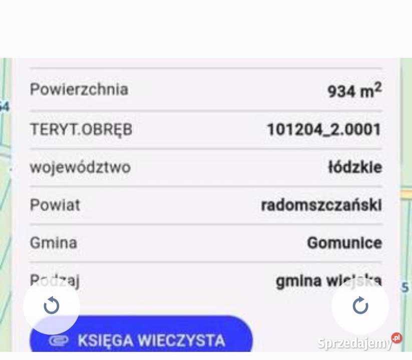 2 działki leśne gmina Gomunice powiat leśna Radomsko