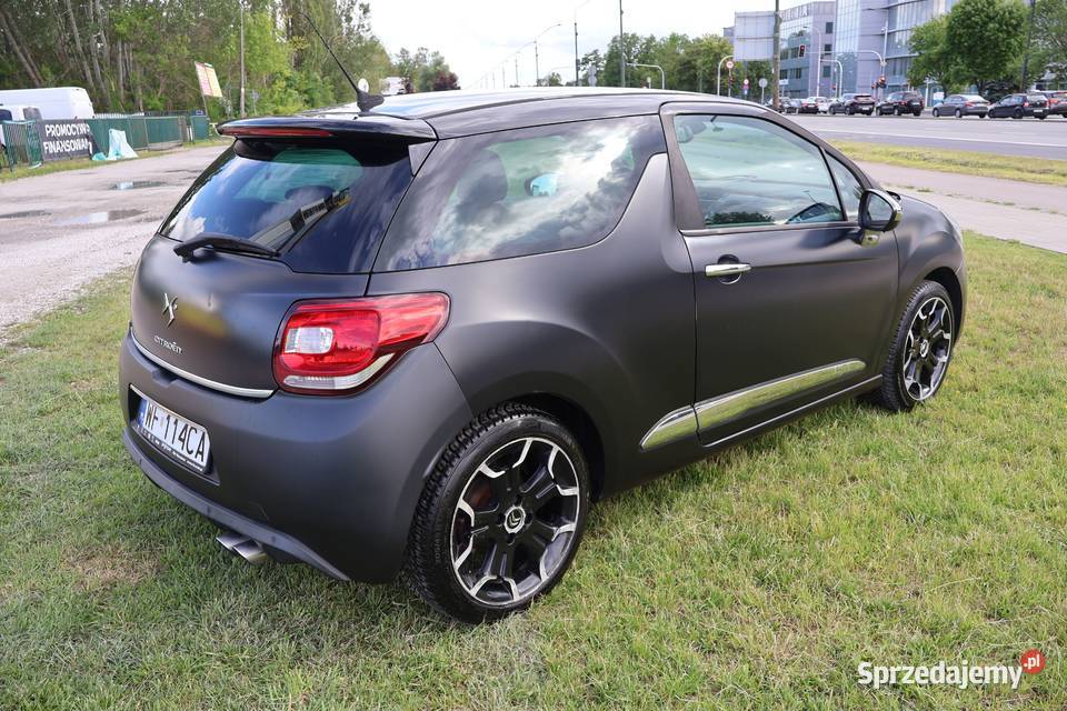 Citroen DS3 16 THP 156 SalonCH Czarny Mat MP3 mazowieckie Warszawa
