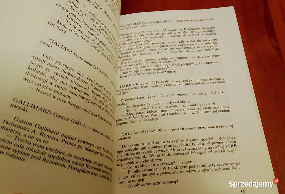 Anegdoty sławnych ludzi opracował i posłowiem miękka Gdańsk sprzedam