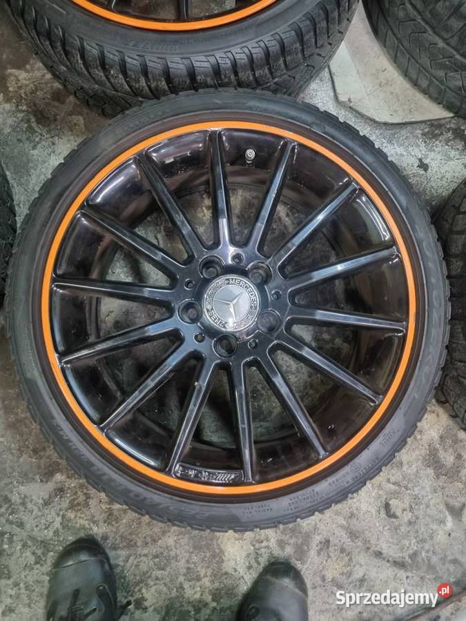 komplet felg mercedes amg orange 18 oryginal Warszawa sprzedam