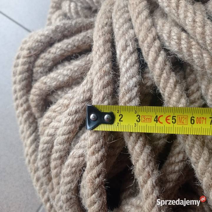 Lina Jutowa 52 metry 10 mm Sznurek Jutowy Drapak Dekoracje i ozdoby Kamień Pomorski