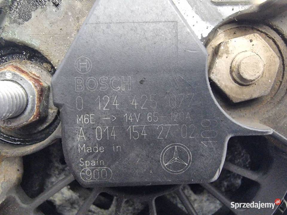 ALTERNATOR MERCEDES SPRINTER 313 0124425077 kujawsko-pomorskie sprzedam