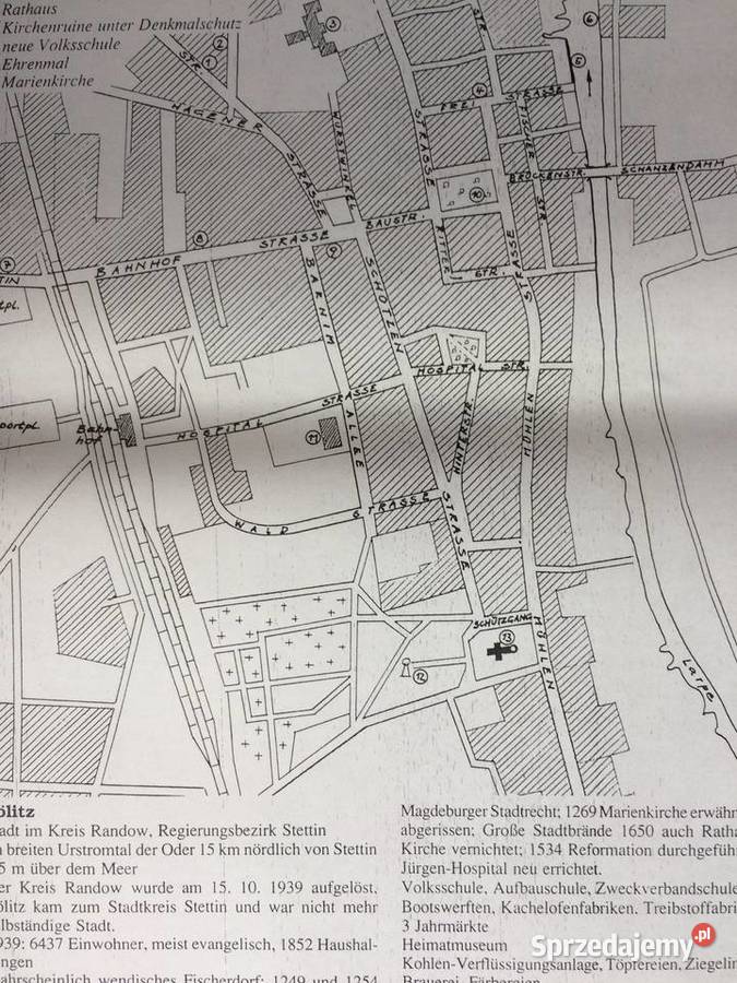 452 Niemiecki Plan Polic Antykwariat Szczecin