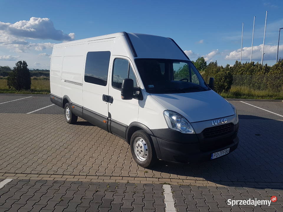 IVECO 35S13 MAXI BRYGADÓWKA 7 OSÓB KLIMA przyciemniane szyby Mrowino