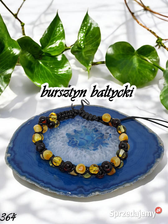Bransoletka z bursztynu bursztyn bałtycki