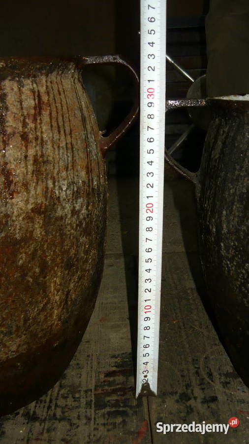 Stary żeliwny garnek żeliwny sagan garnki żeliwn Sokółka