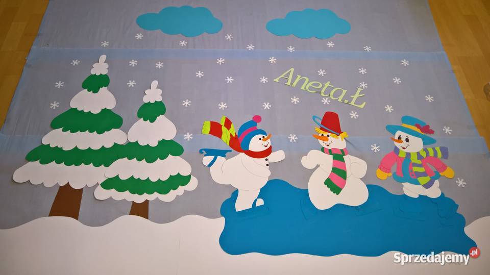 Dekoracje zimowe z brystolu 504102444 Garwolin