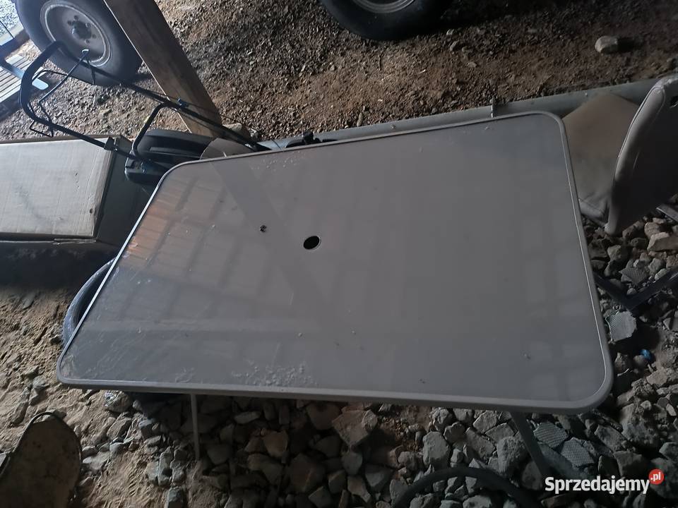 Stół ogrodowy ze szklanym blatem świętokrzyskie Waśniów