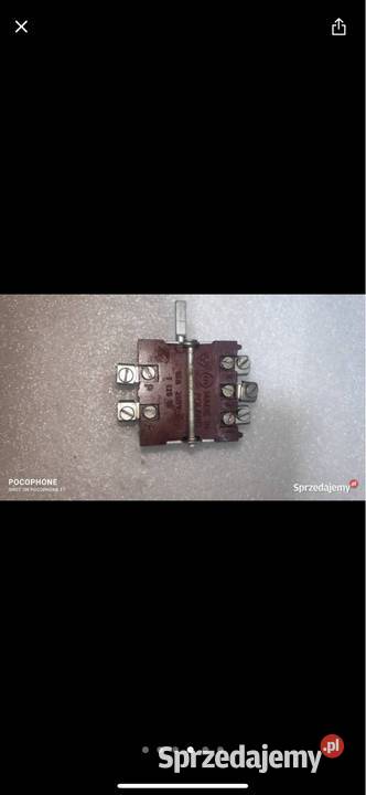 Łącznik krzywkowy pokrętny 10A 250V T 125 B Gliwice