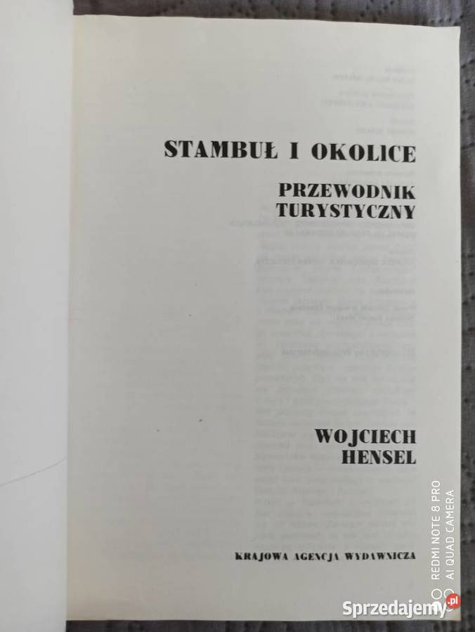 STAMBUŁ I Przewodnik Turystyczny WHensel Warszawa sprzedam